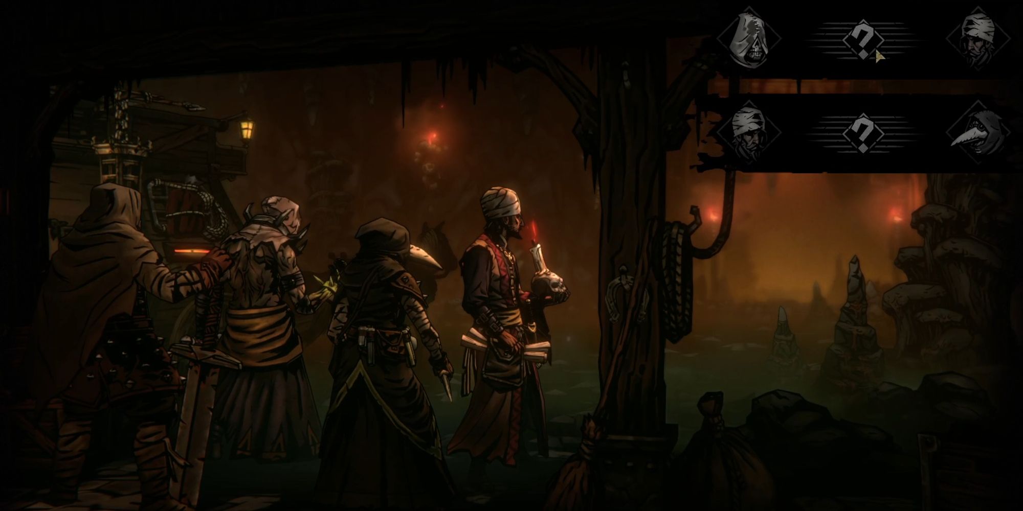 Affinity turning into a relationship in Darkest Dungeon 2