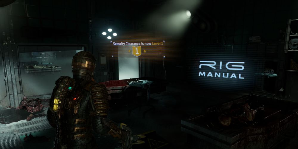 Dead Space (Remake) Screenshot - Chapter 2 - Isaac receiving Security Clearance Upgrade