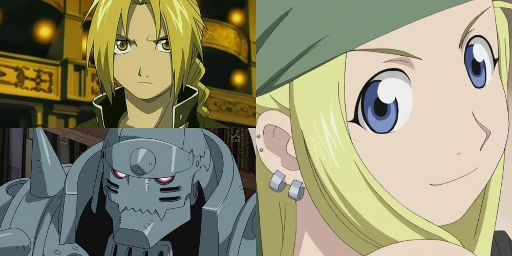 Edward Alphonse and Winfry from Fullmetal Alchemist Brotherhood