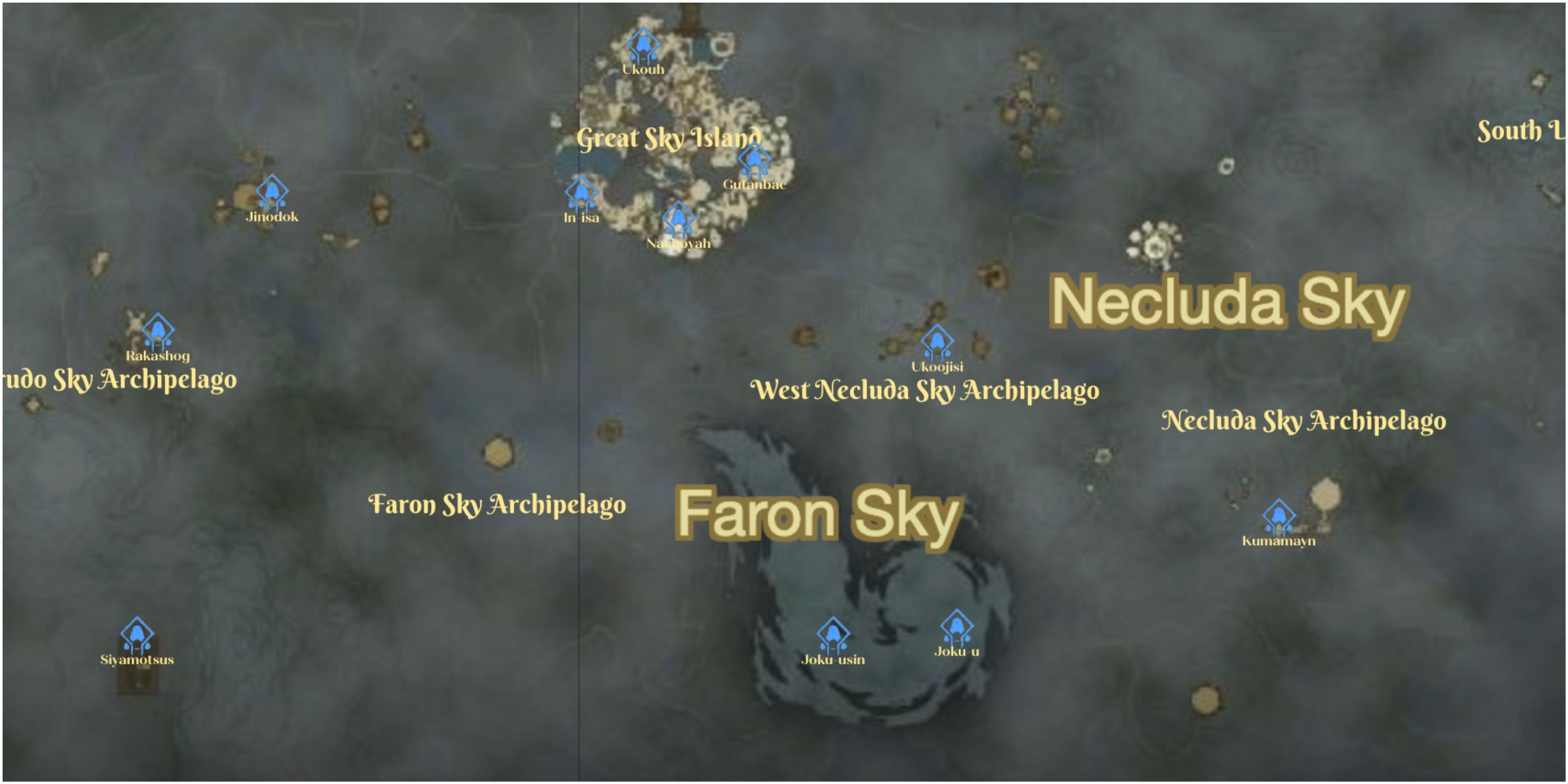 Faron Sky Map