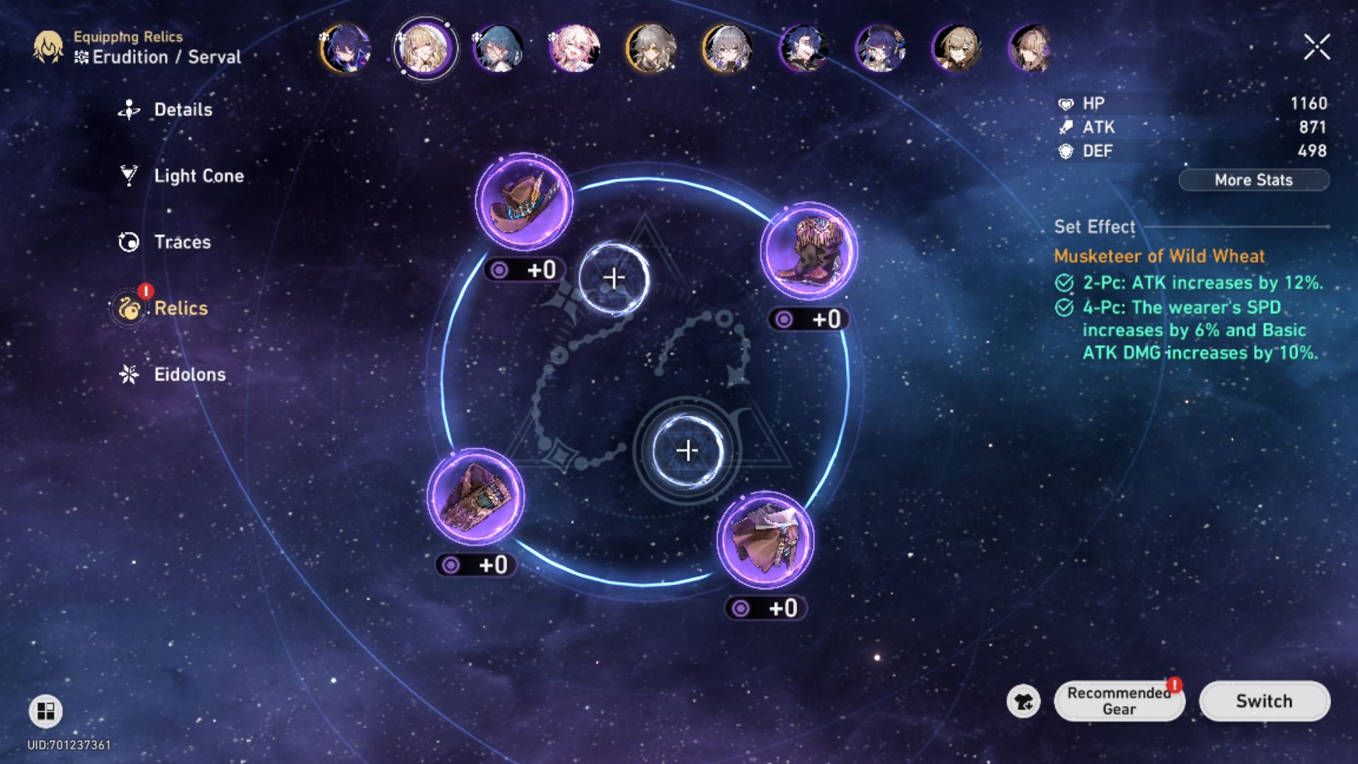 Honkai Star Rail: Serval Best Builds, Light Cones, & Teams