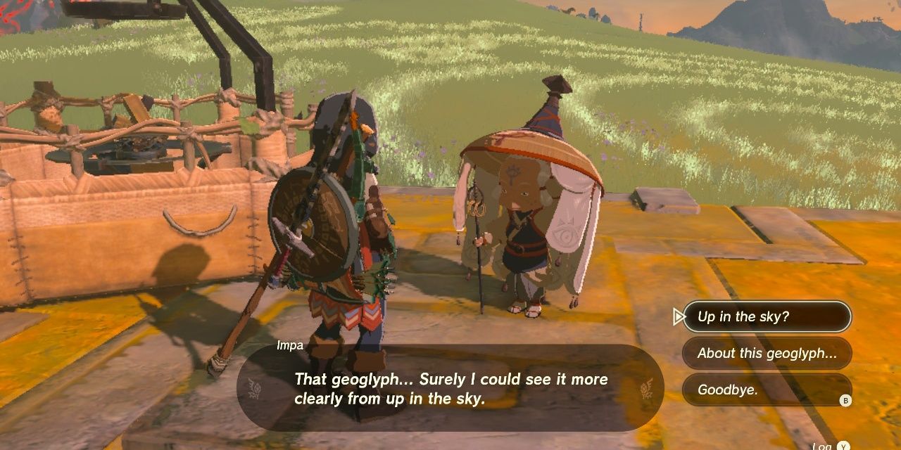 Tears Of The Kingdom Impa And The Geoglyphs Quest Guide