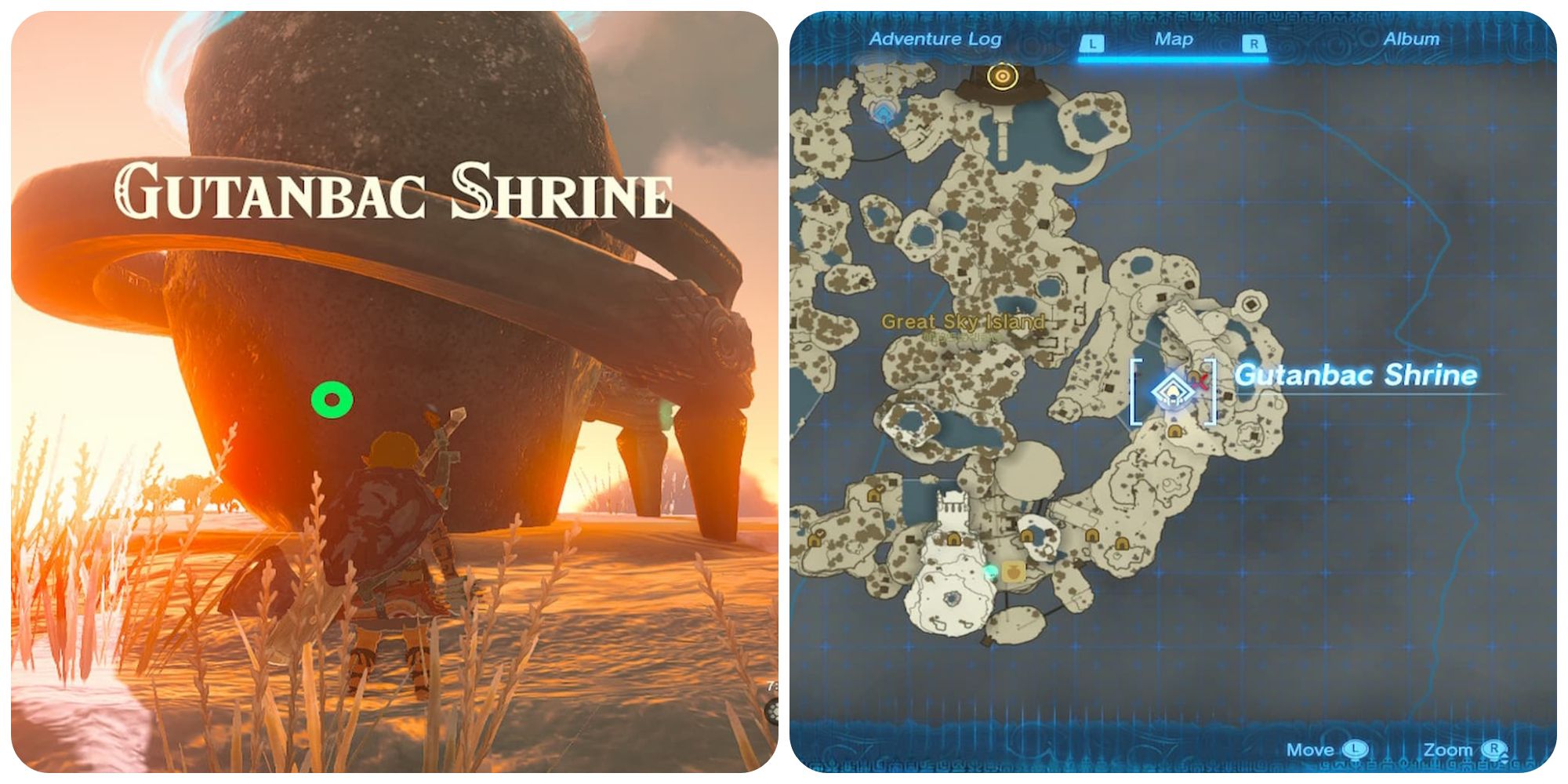 how to get to temple of time from gutanbac shrine
