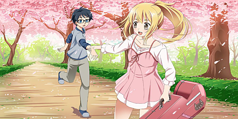 Kousei and Kaori from Your Lie in April