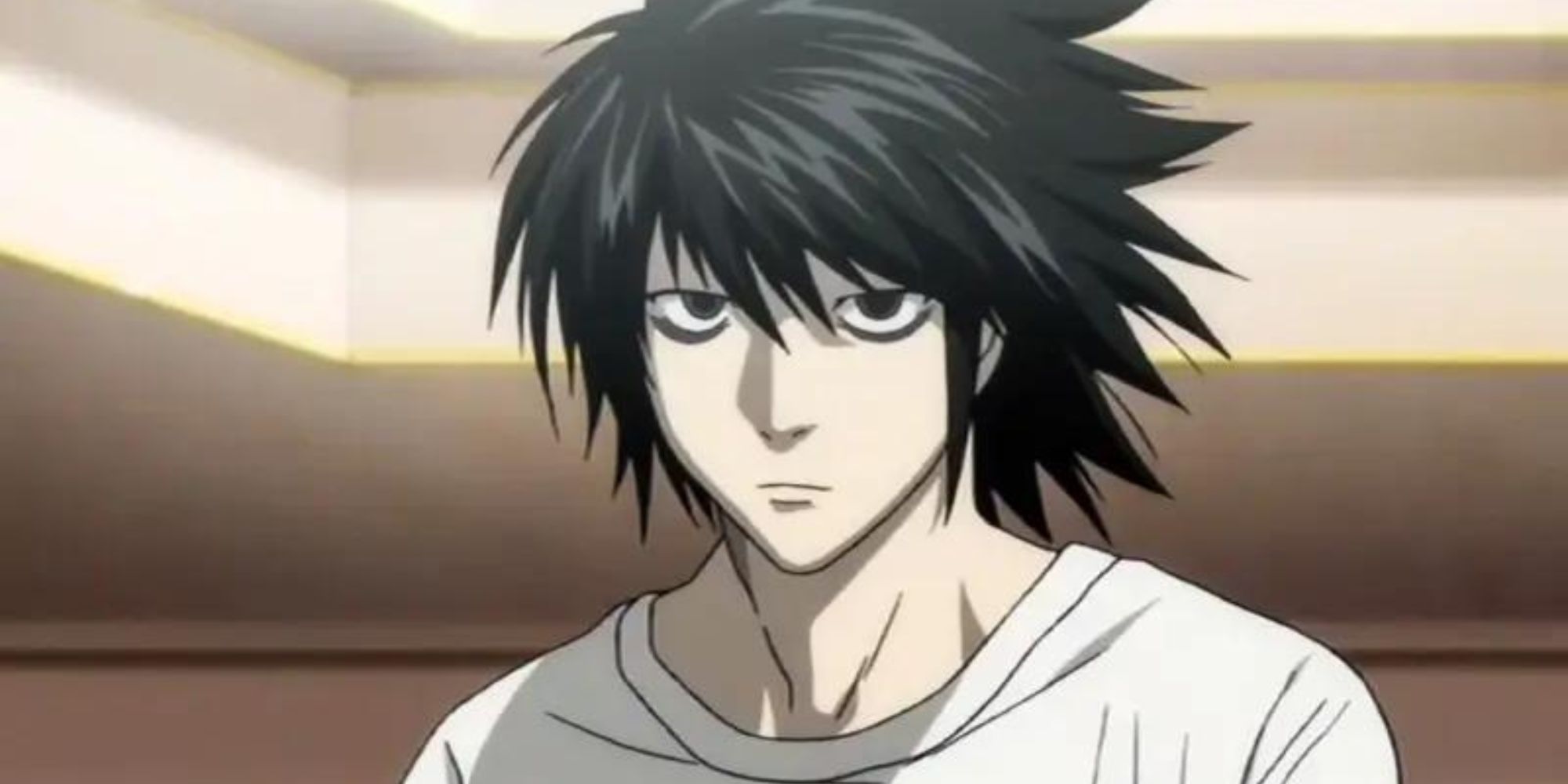 Death Note L scowling