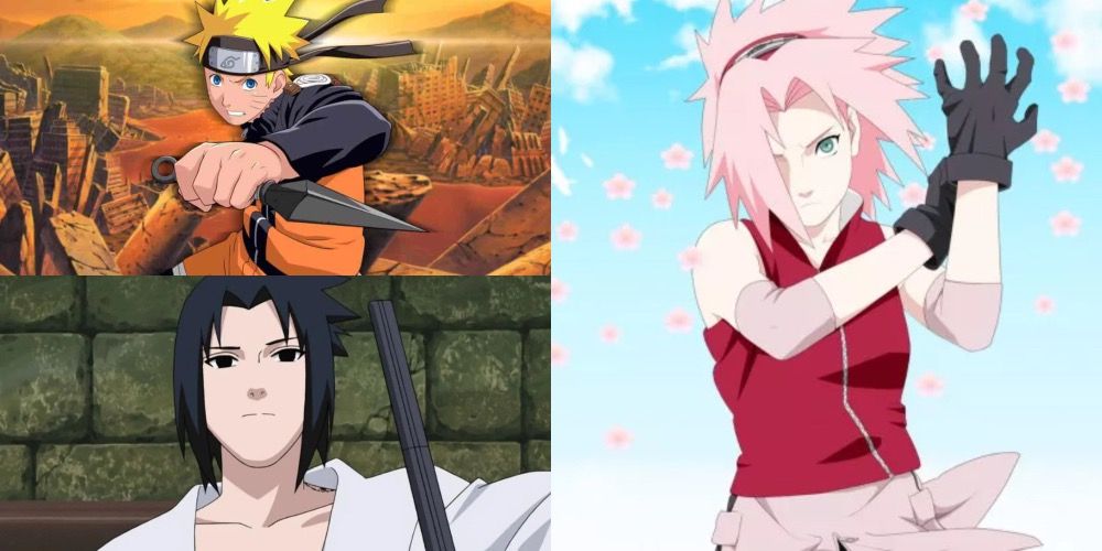 Naruto Sasuke and Sakura from Naruto Shippuden