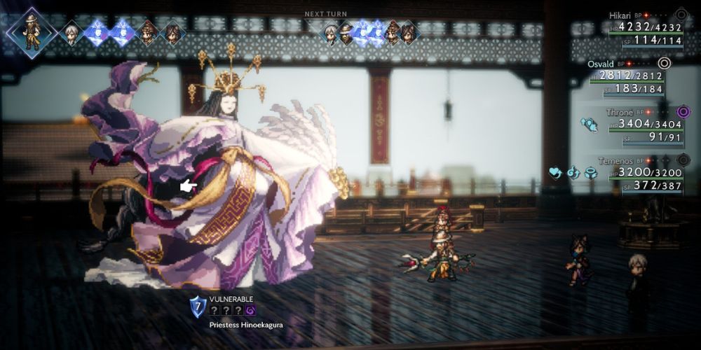 Octopath Traveler 2 Priestess Hinoekagura