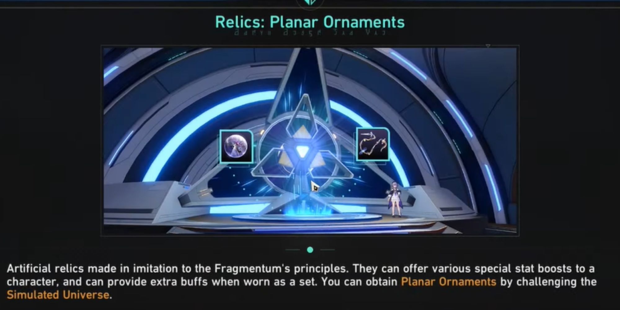 Relics and Planar Ornaments Guide, Sets, and Stats