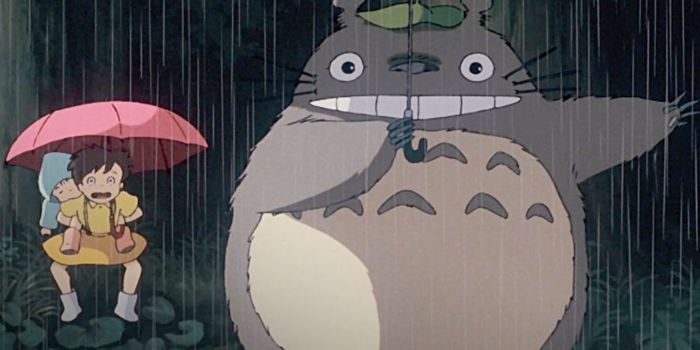 Satsuki Mei and Totoro from My Neighbor Totoro