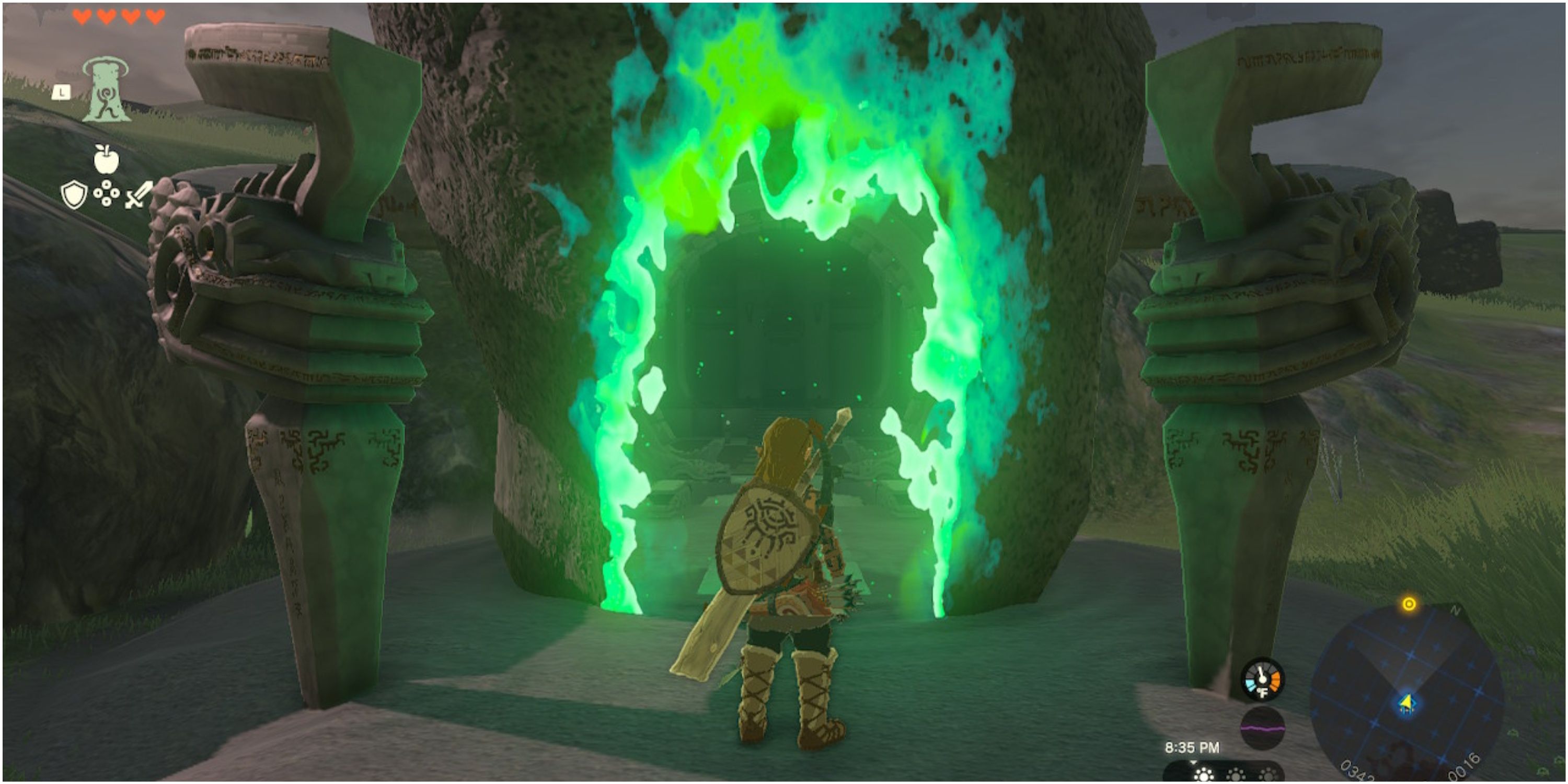 Shrine Entrance with link 