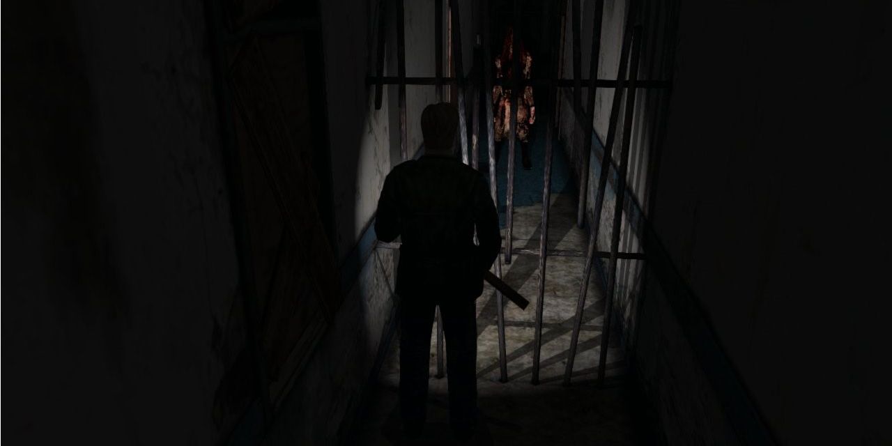 first sighting of pyramid head in silent hill 2