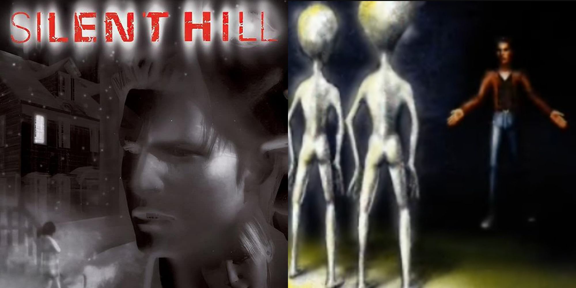 konami horror ps1 silent hill titlecard cover art
