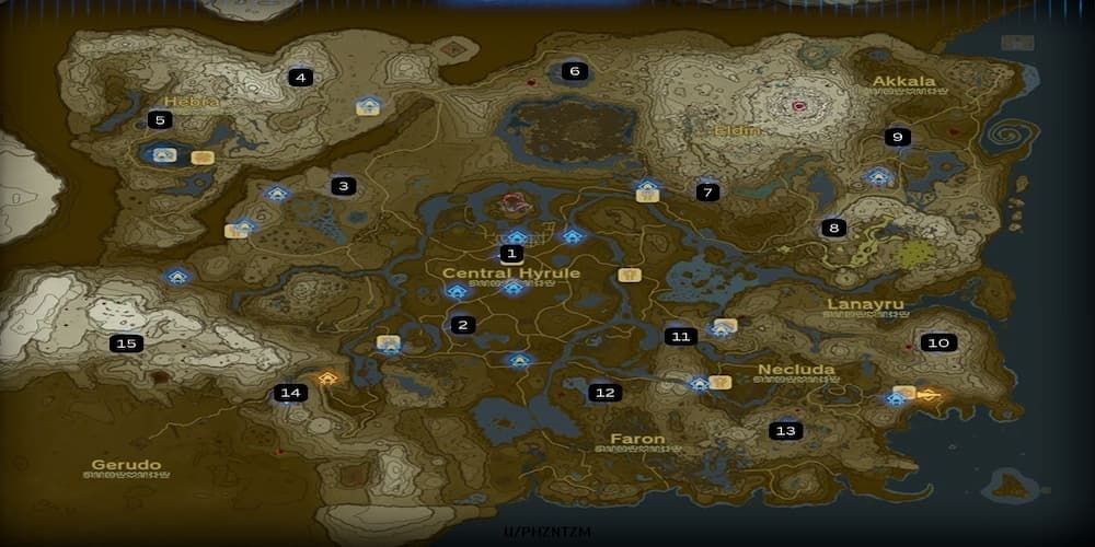 Tears Of The Kingdom: All Skyview Tower Locations