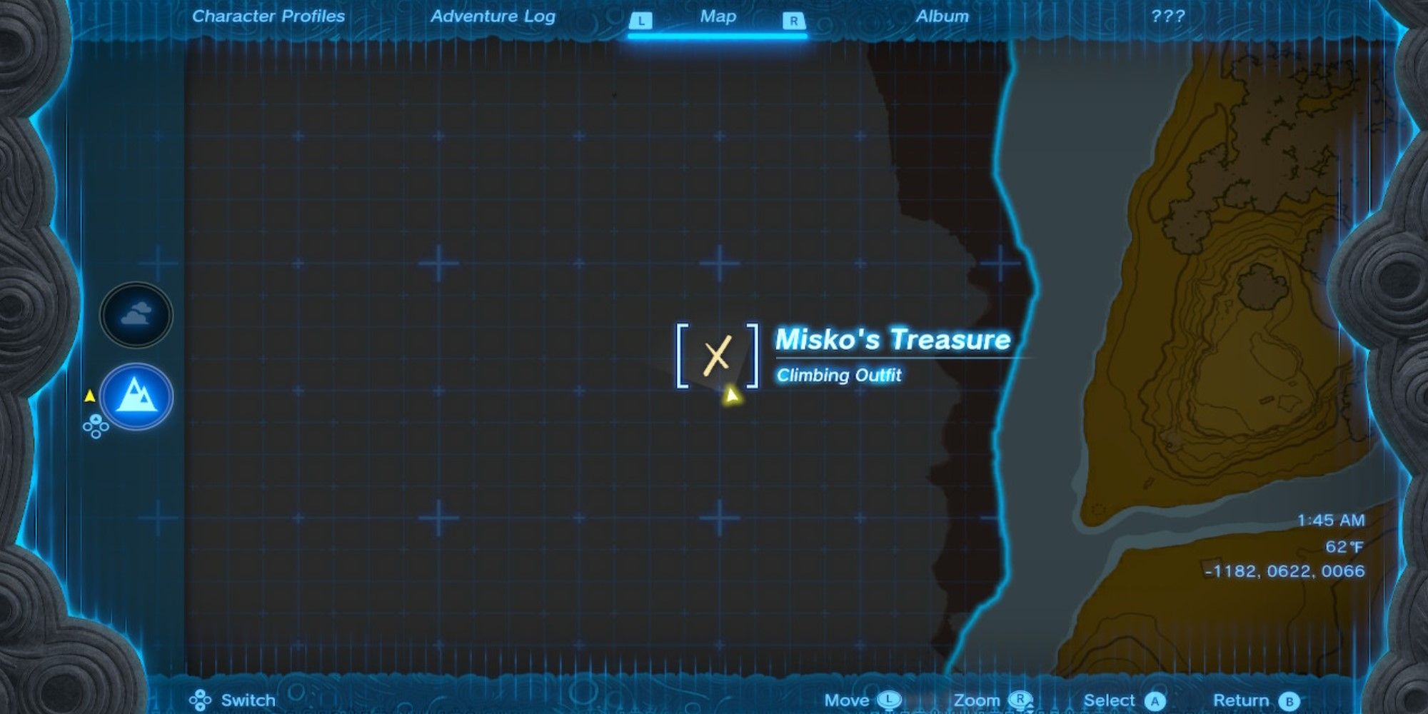 Tears Of The Kingdom Climbing Gear Armor Set Location