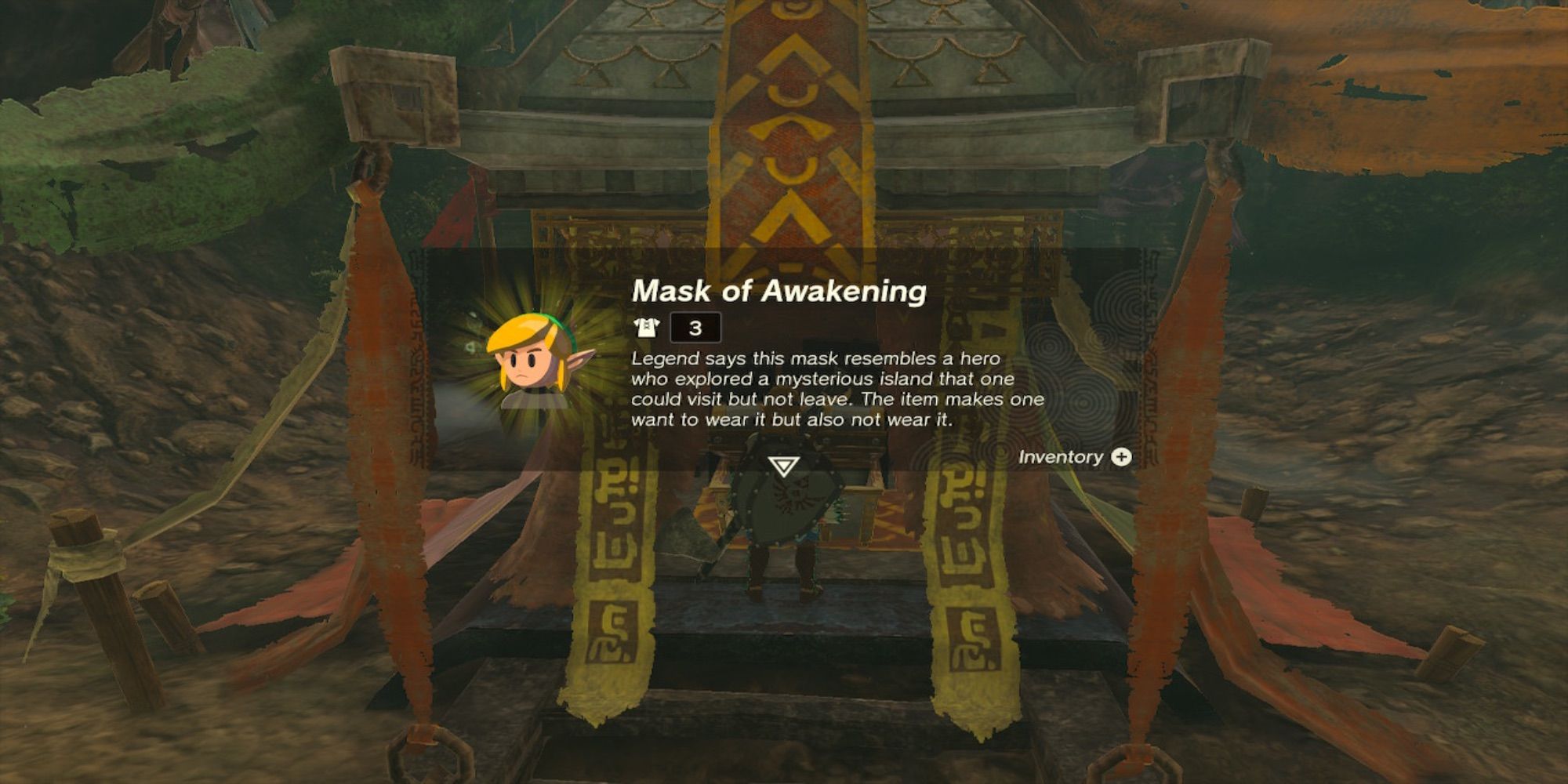 The Legend of Zelda Tears Awakening Mask