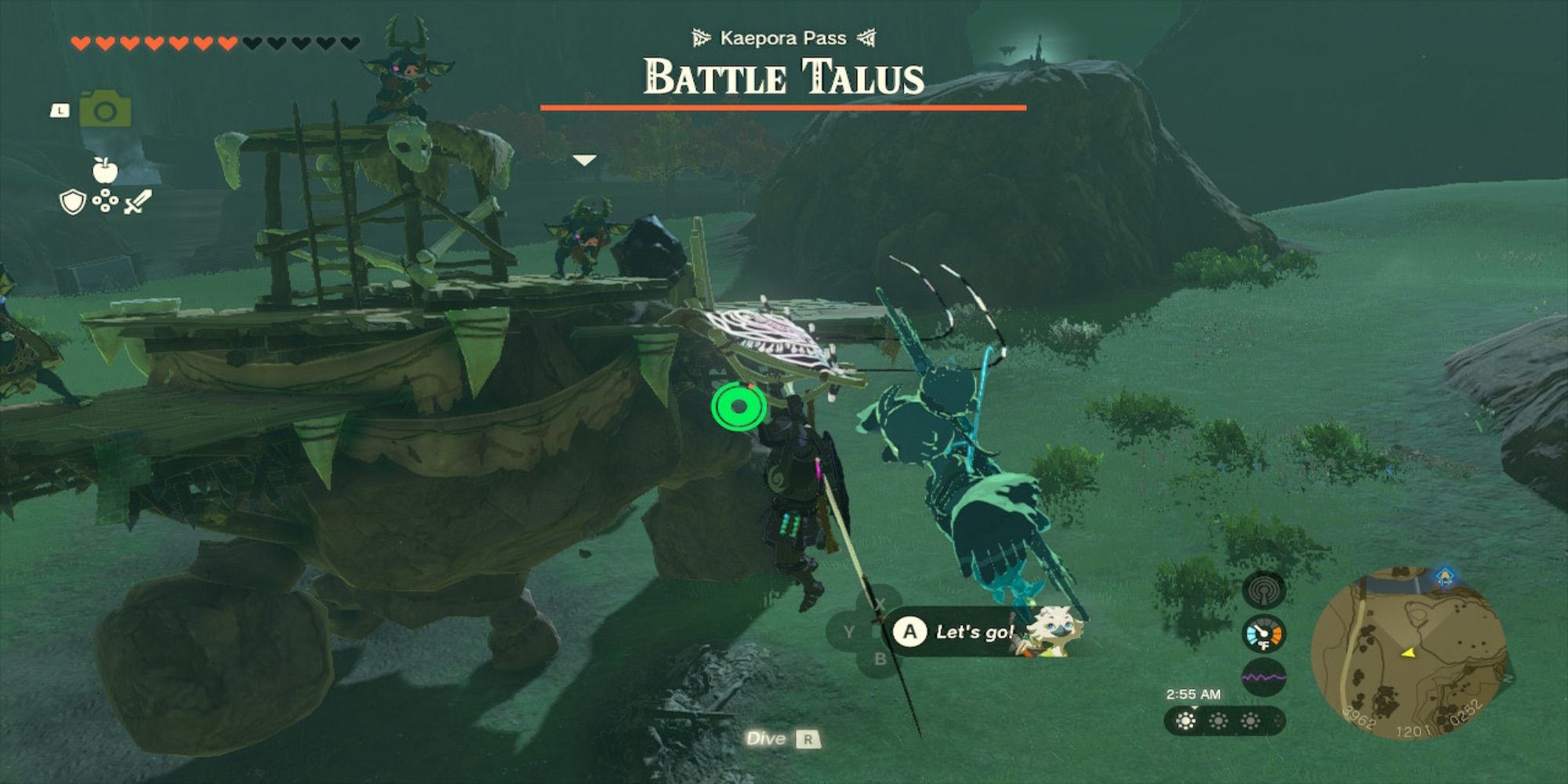 The Legend of Zelda Tears of the Kingdom Battle Talus