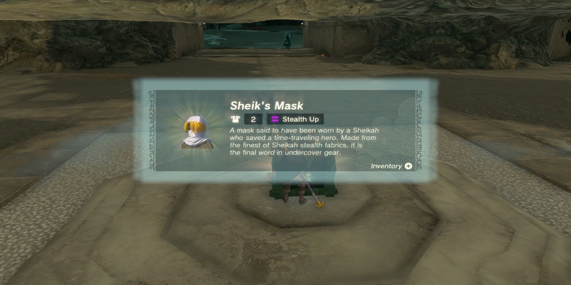 The Legend of Zelda Tears of the Kingdom Colosseum Sheik Mask