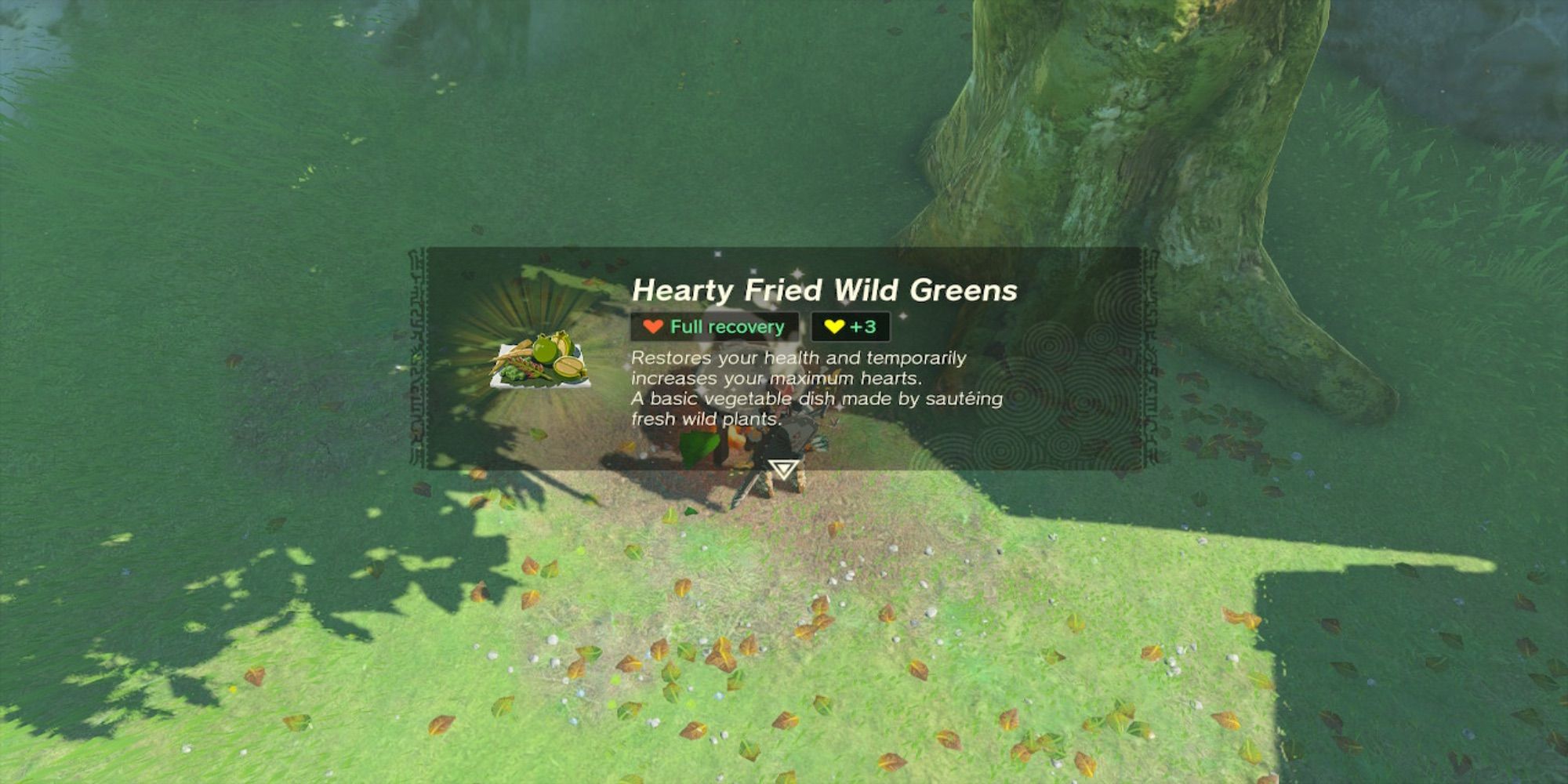 The Legend of Zelda Tears of the Kingdom Hearty Greens