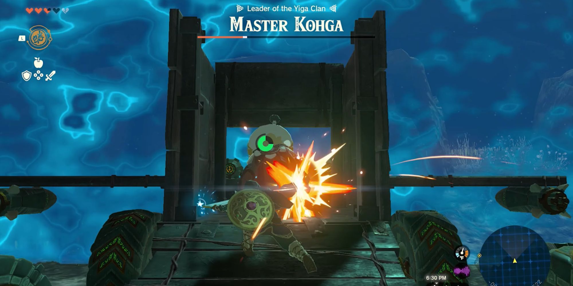 The Legend of Zelda Tears of the kingdom Master Kohga crashed