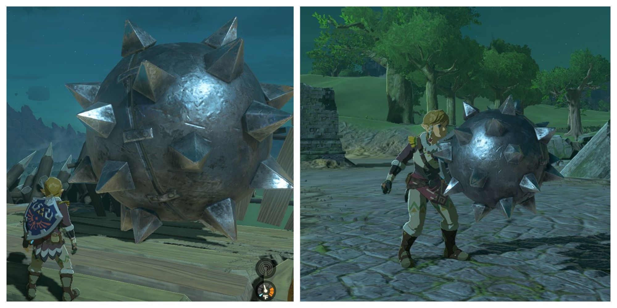 The Legend of Zelda_ Tears of the Kingdom Spike Ball Shield