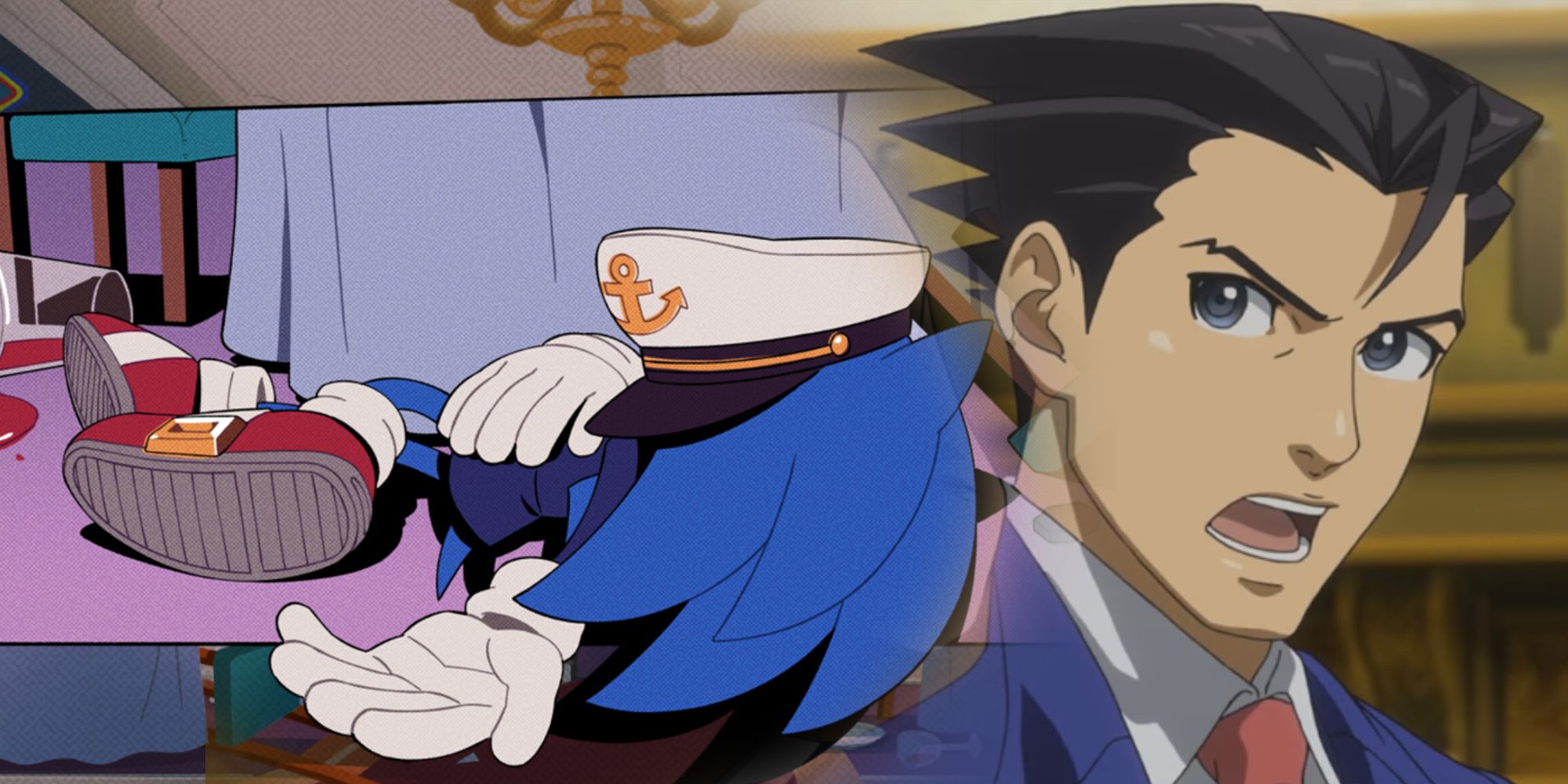 The Murder of Sonic The Hedgehog and Phoenix Wright Ace Attorney gameplay