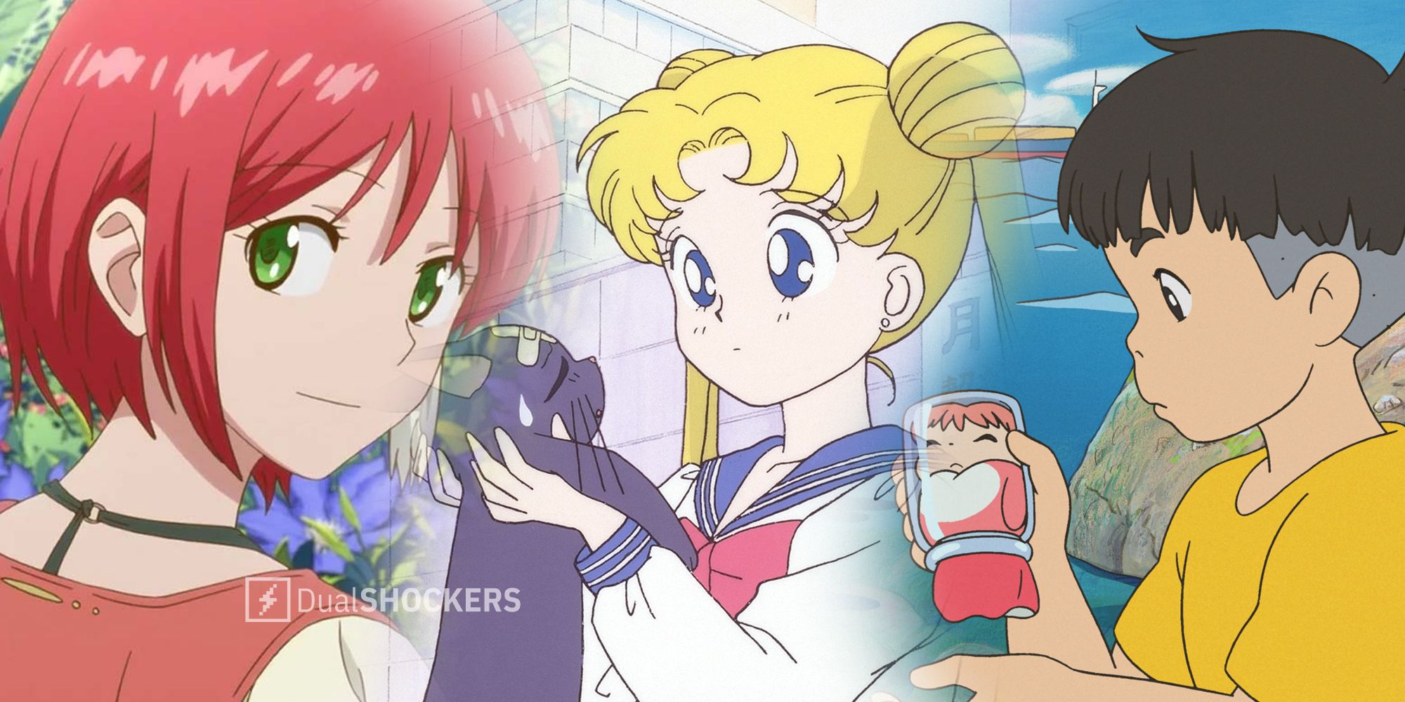 Snow White With The Red Hair, Sailor Moon, Ponyo anime