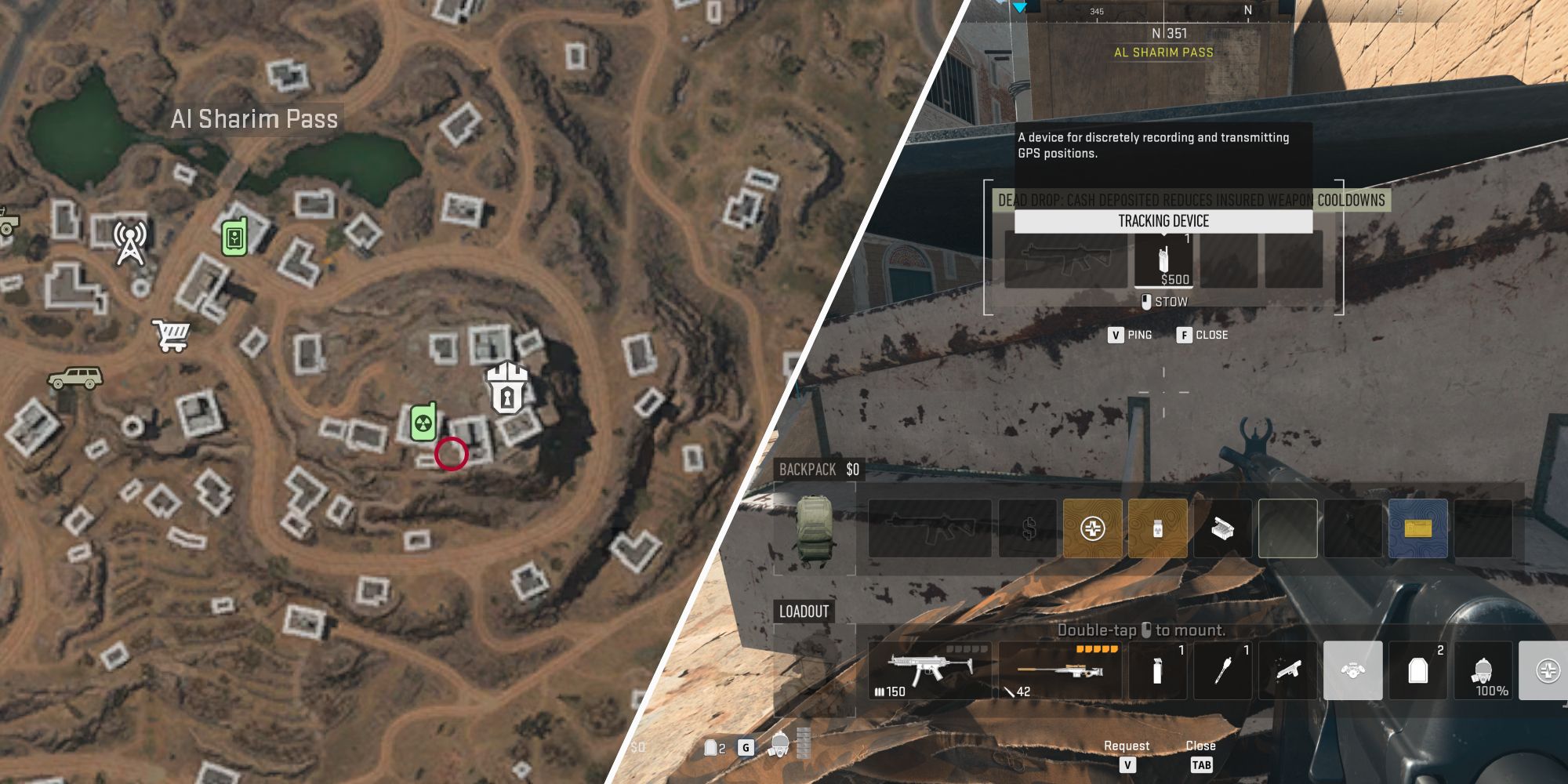 Where to find the first tracker to complete the Crucial Results mission in the Warzone 2 DMZ 