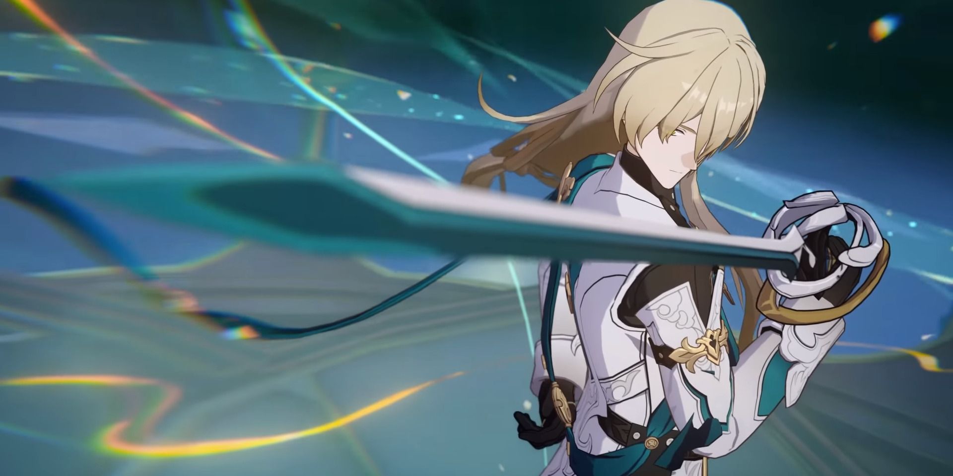 Image of the character Luocha in a character demo for Honkai Star Rail.