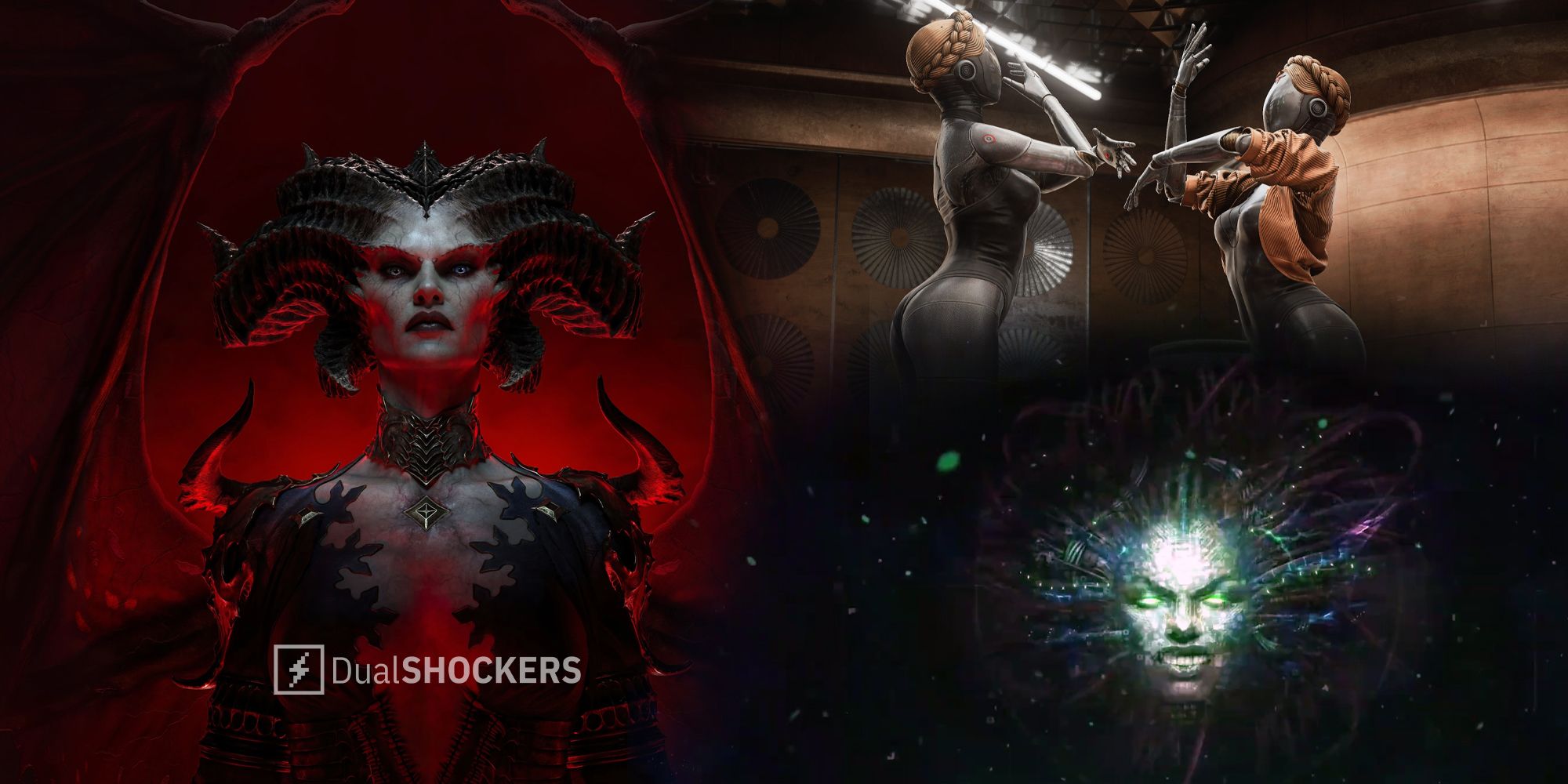 Diablo 4 Lilith, Atomic Heart Robo-twins, and System Shock SHODAN gameplay