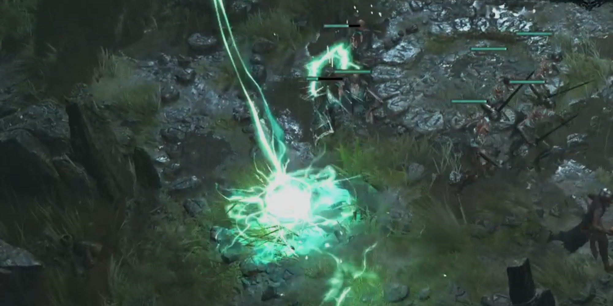 Airidah's Lightning during the boss fight (Diablo 4)