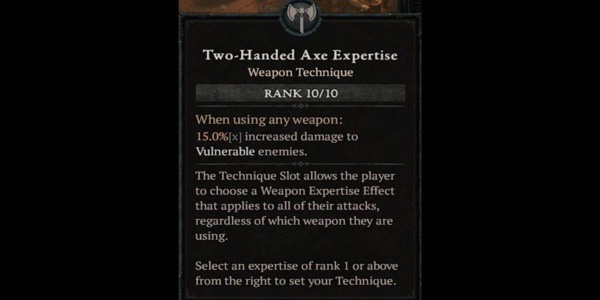 Diablo 4 - Two-Handed Axe Expertise