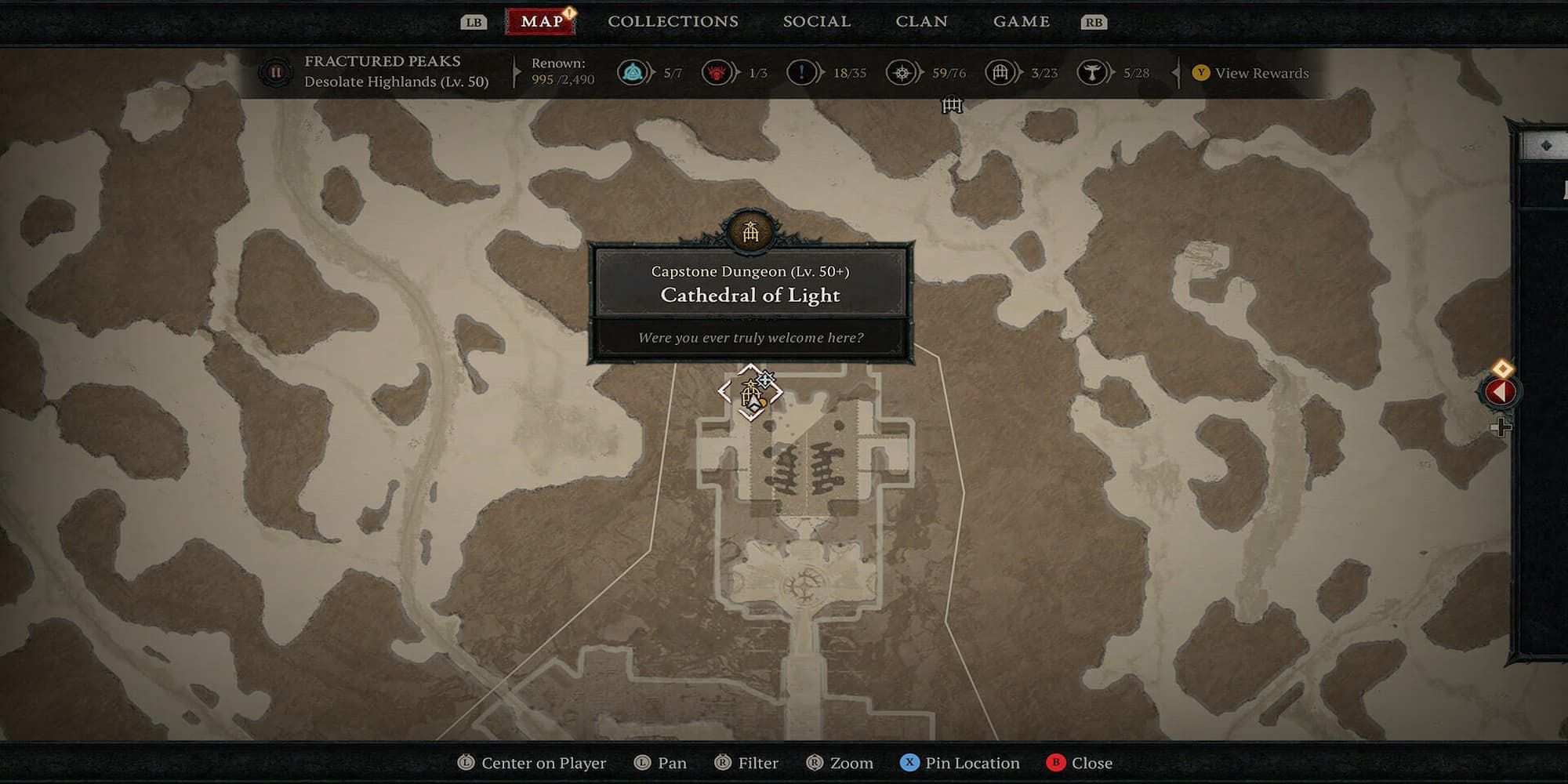 Cathedral Of Light Location On The Map
