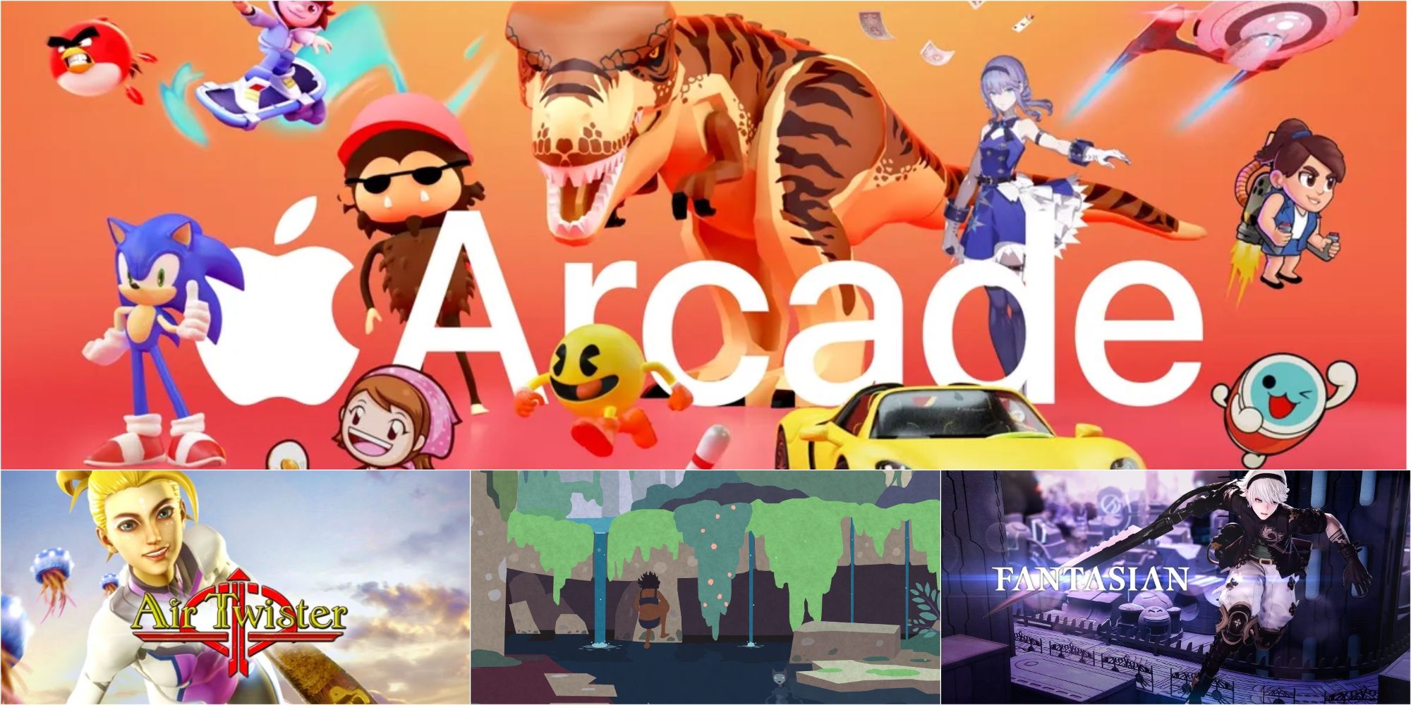 Best Apple Arcade Games collage