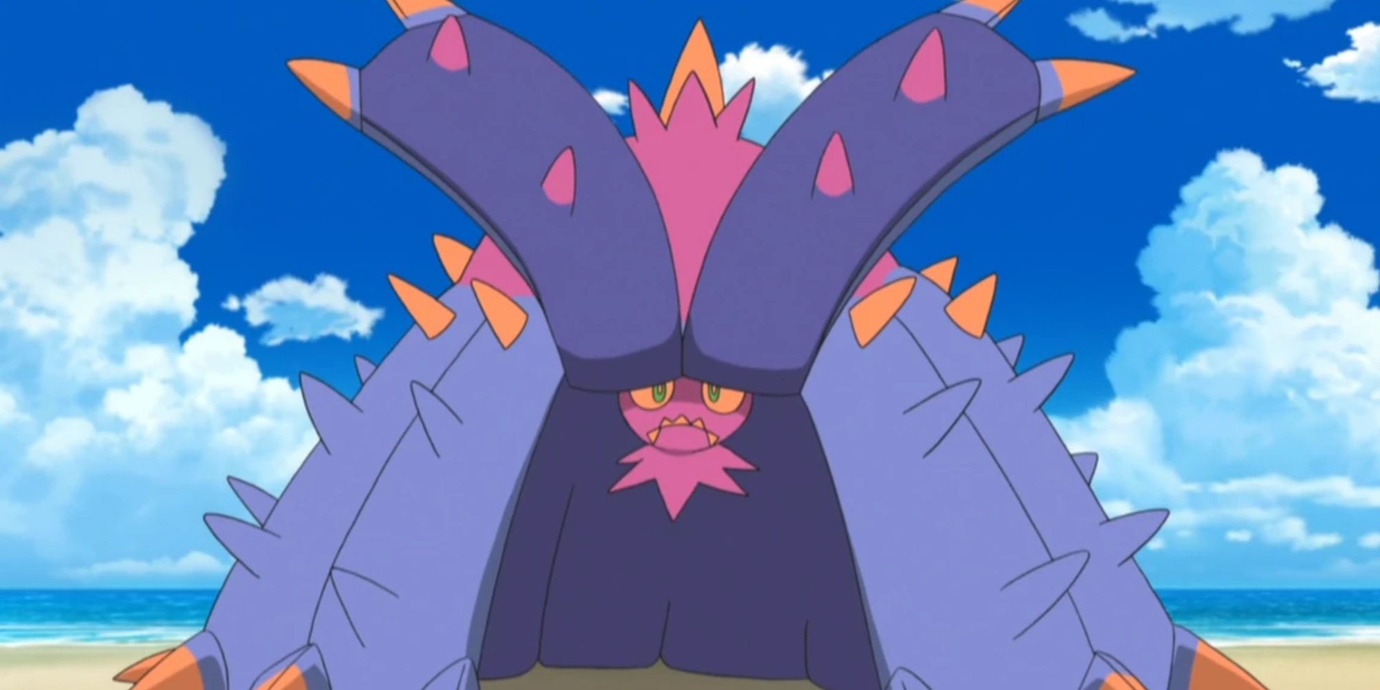 Toxapex from the Pokemon Anime