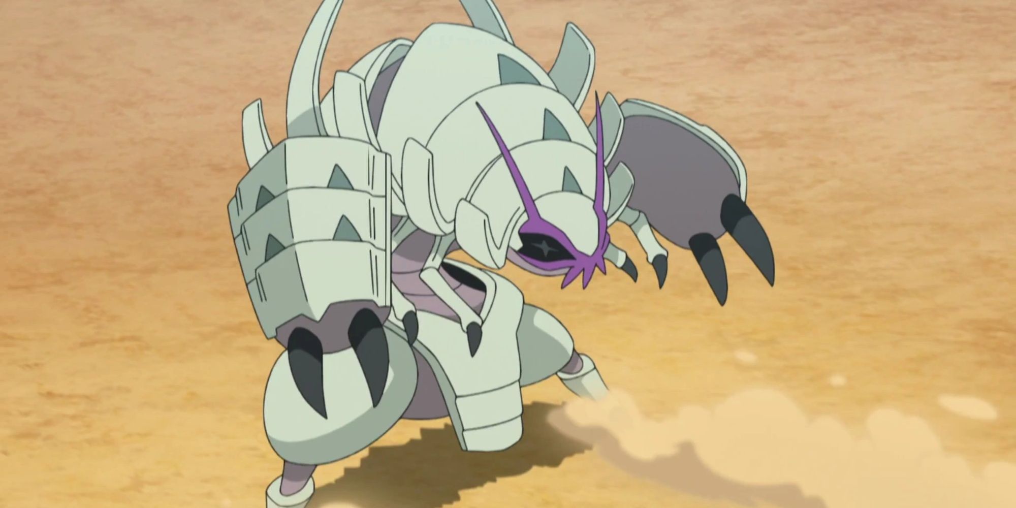 Golisopod from the Pokemon anime