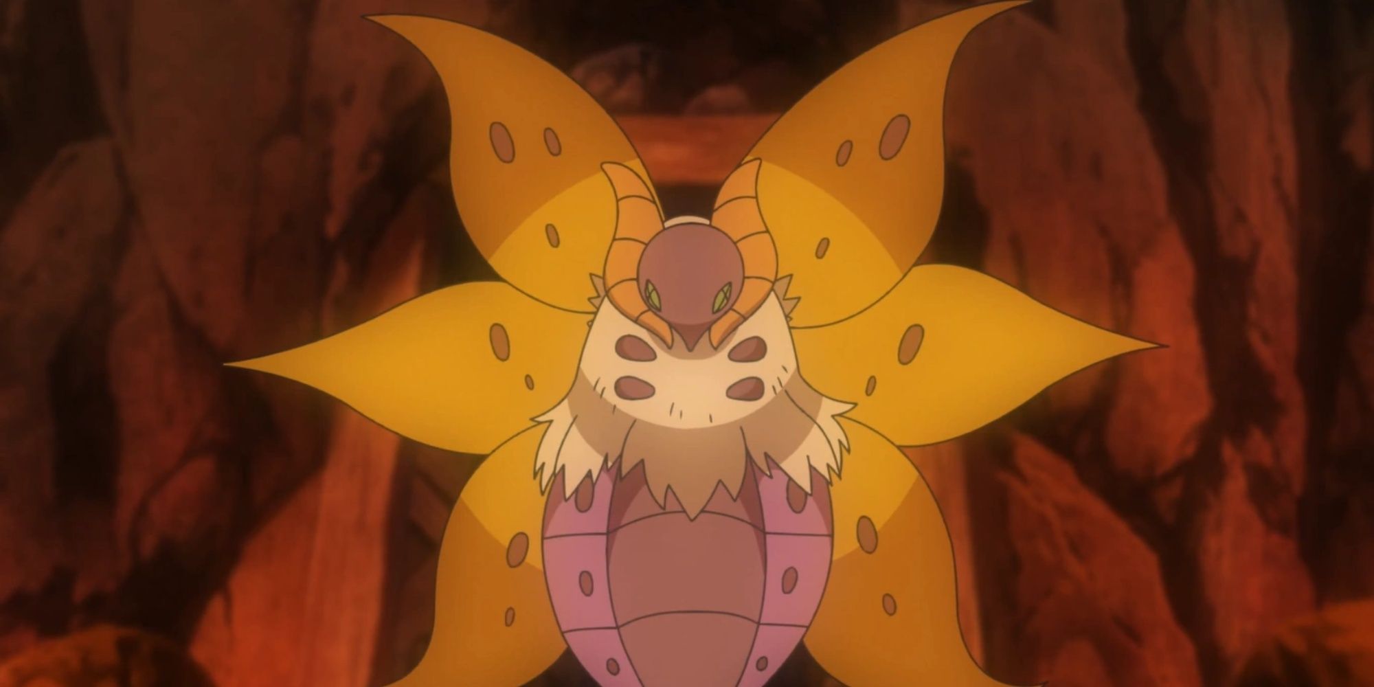 Volcarona from the Pokemon Anime