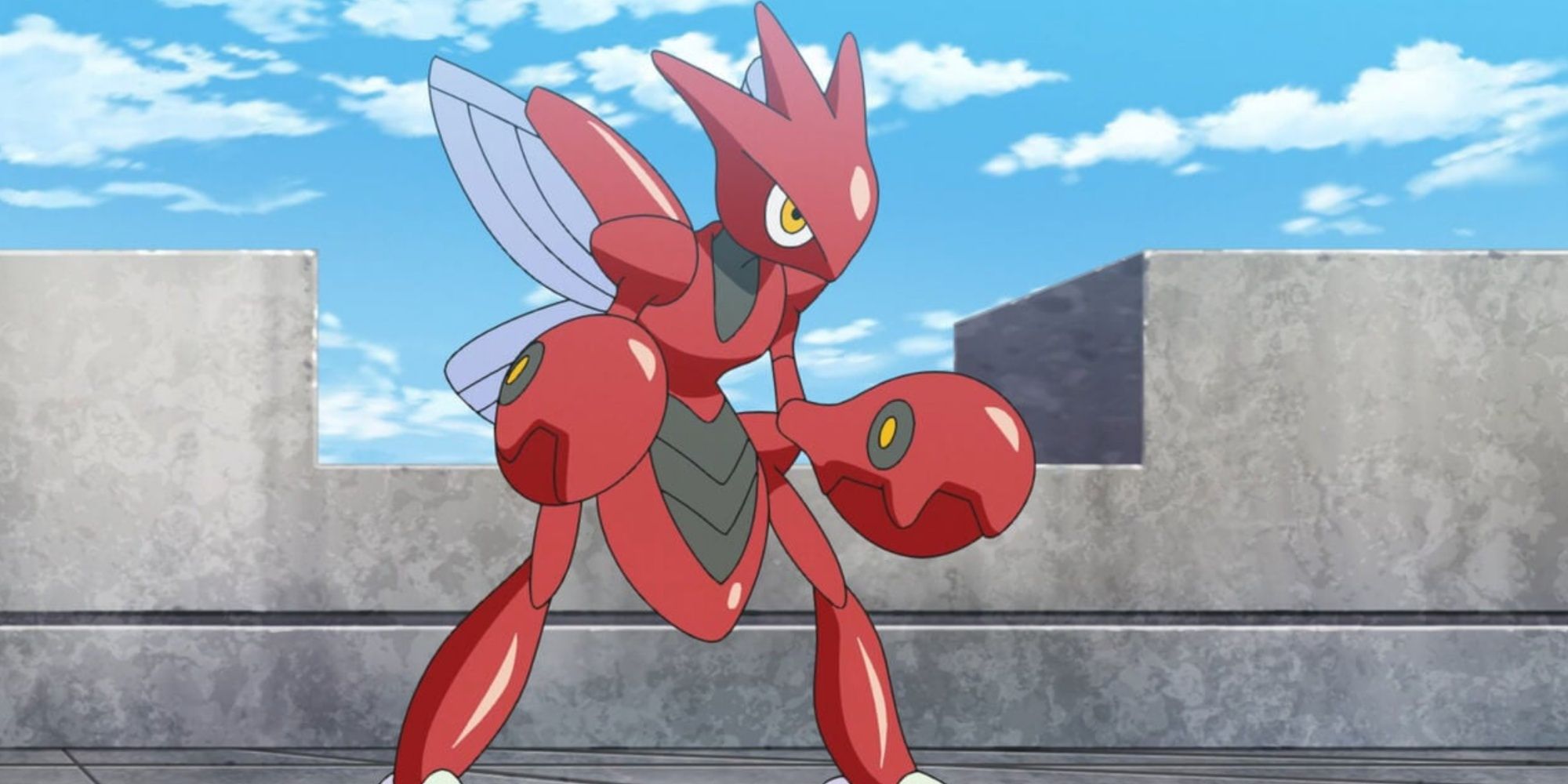 The Iconic Scizor from the Pokemon Anime