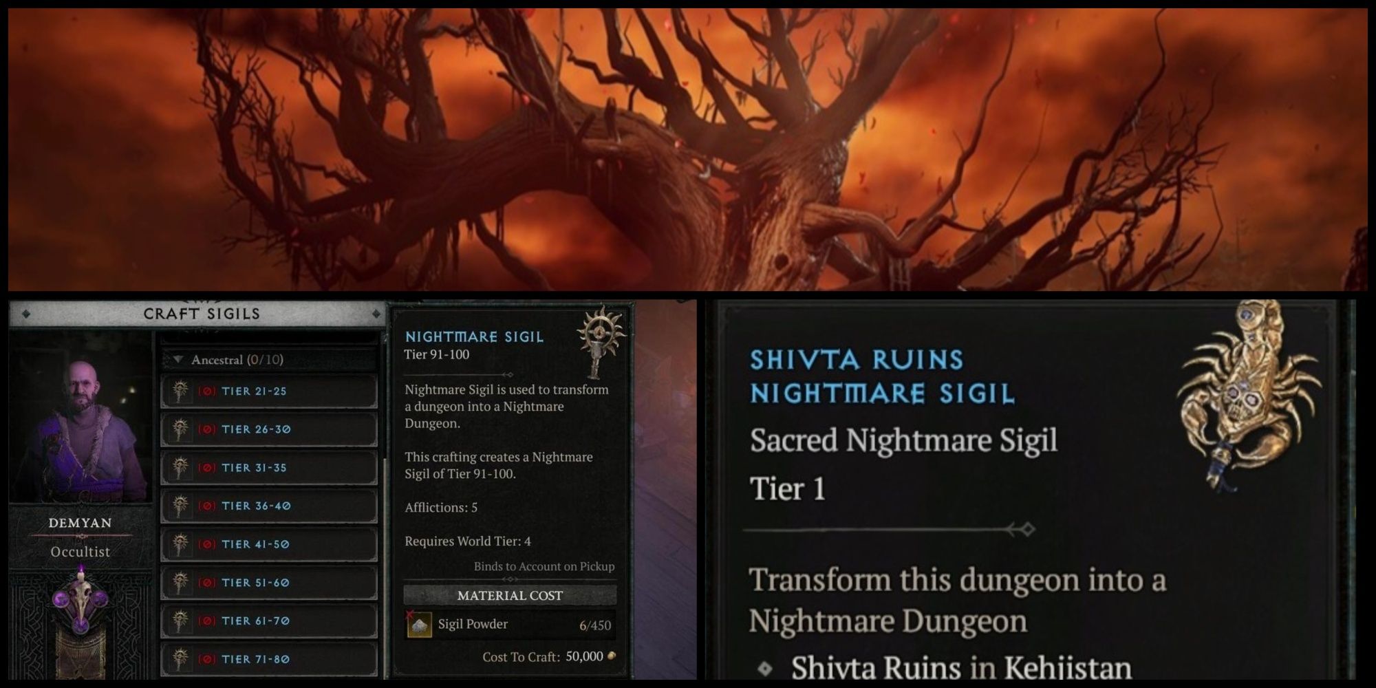 How To Get & Use Nightmare Sigils