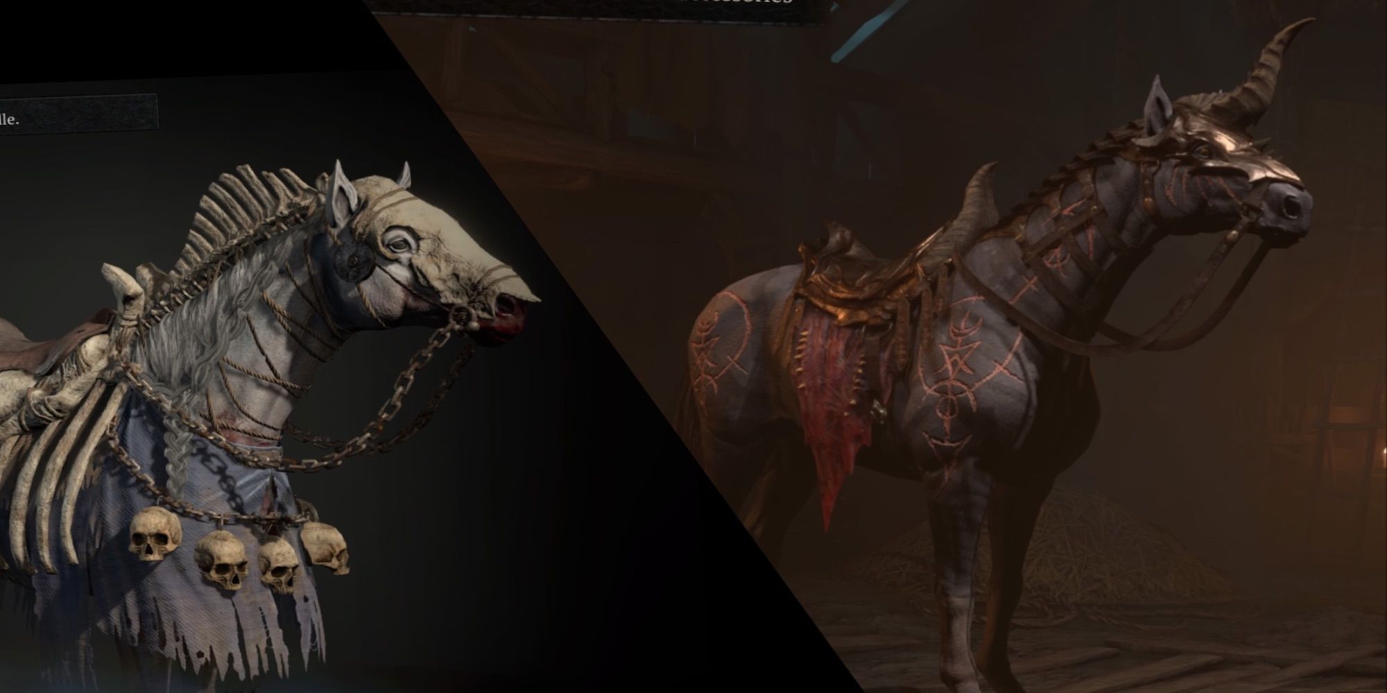Diablo 4 Best Mount Armors Split Image