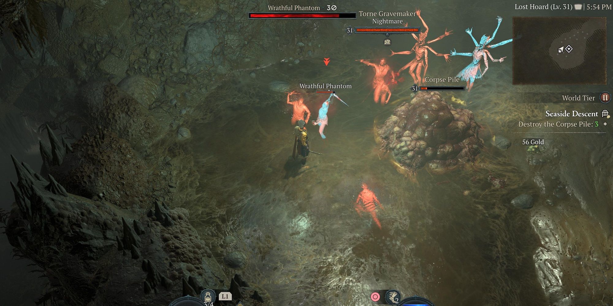Diablo 4 corpse pile