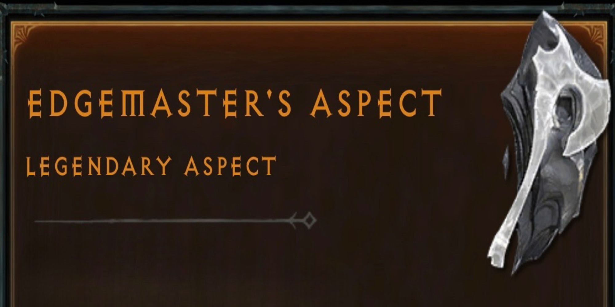 Diablo 4 Edgemaster’s Aspect