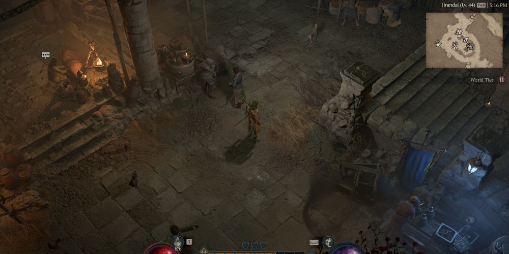 Diablo 4 minimap