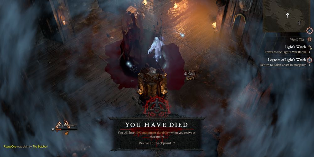 Diablo 4 You Have Died