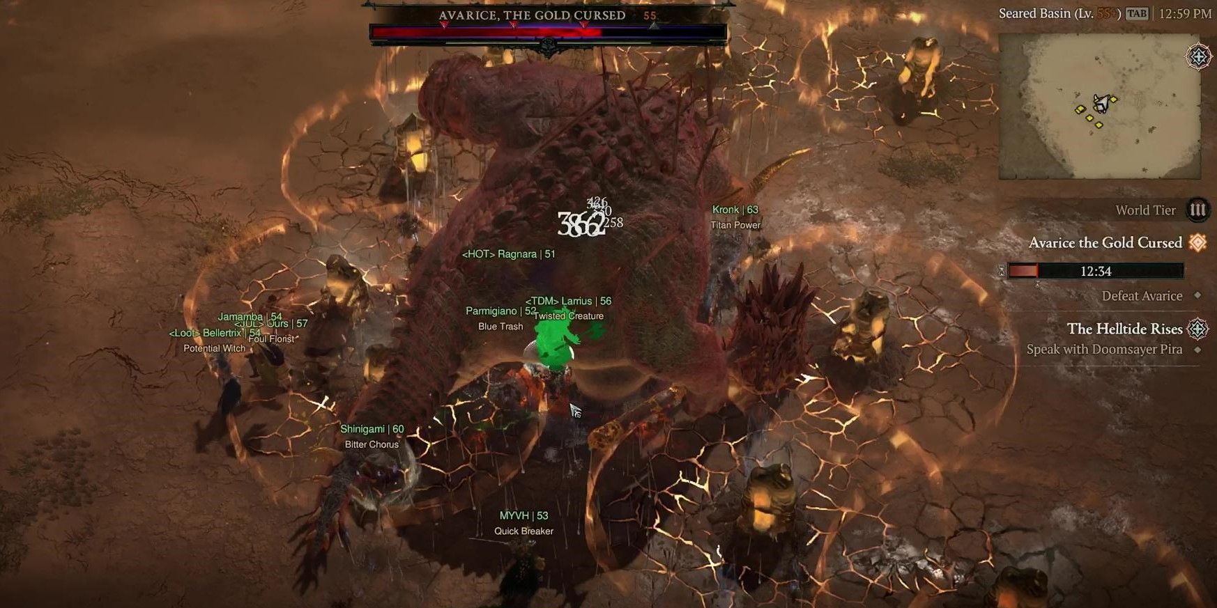 Diablo 4: How To Defeat Avarice The Gold Cursed World Boss