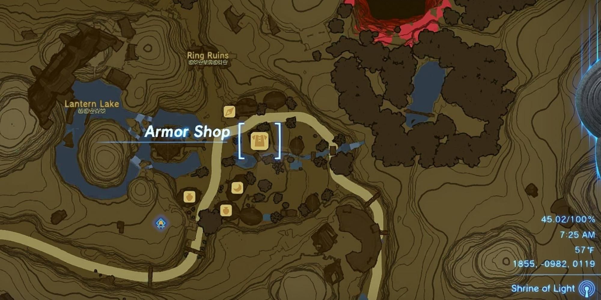 Tears Of The Kingdom All Armor Shop Locations