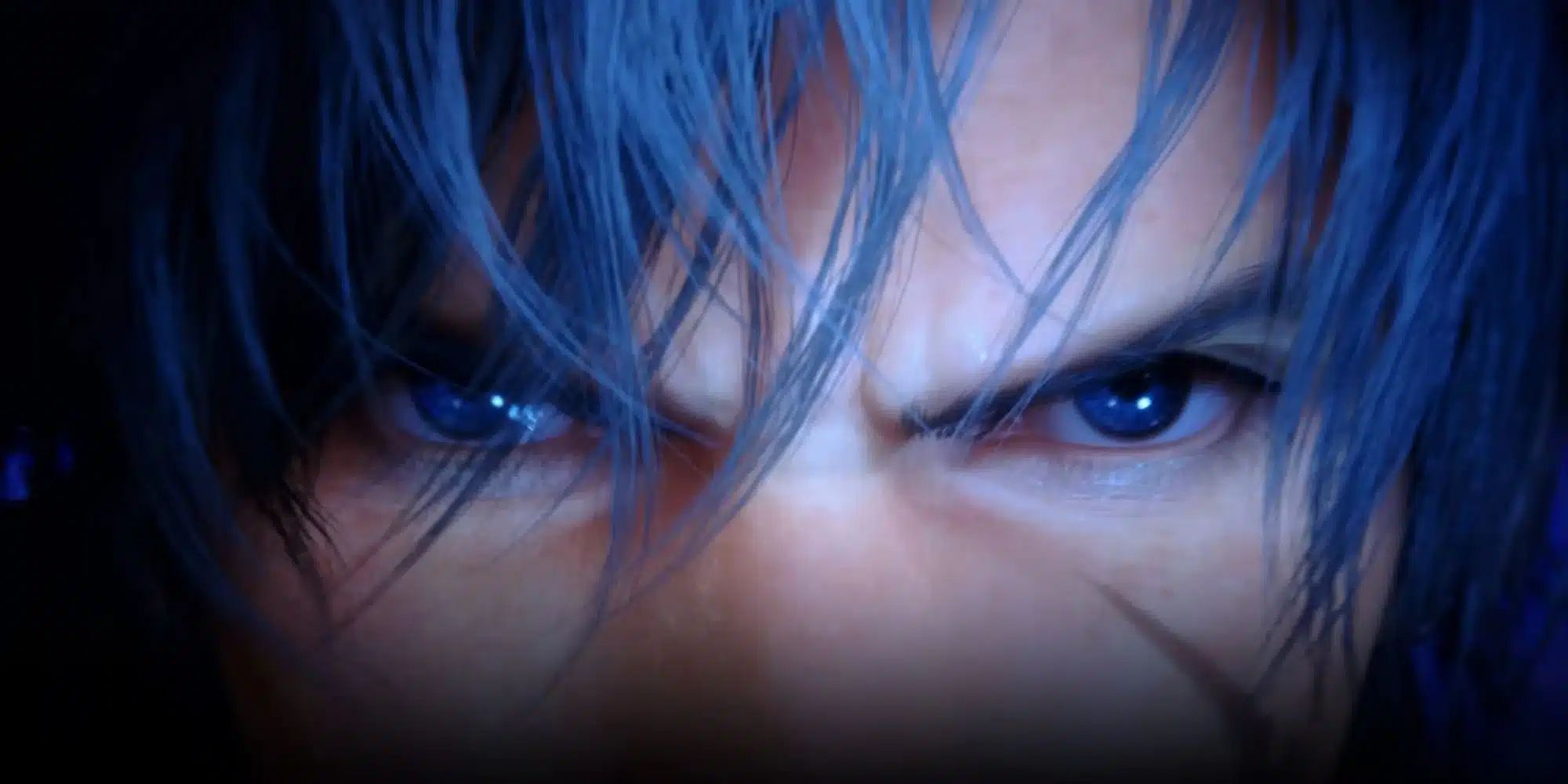 Final Fantasy 16 extreme close-up on Clive's eyes