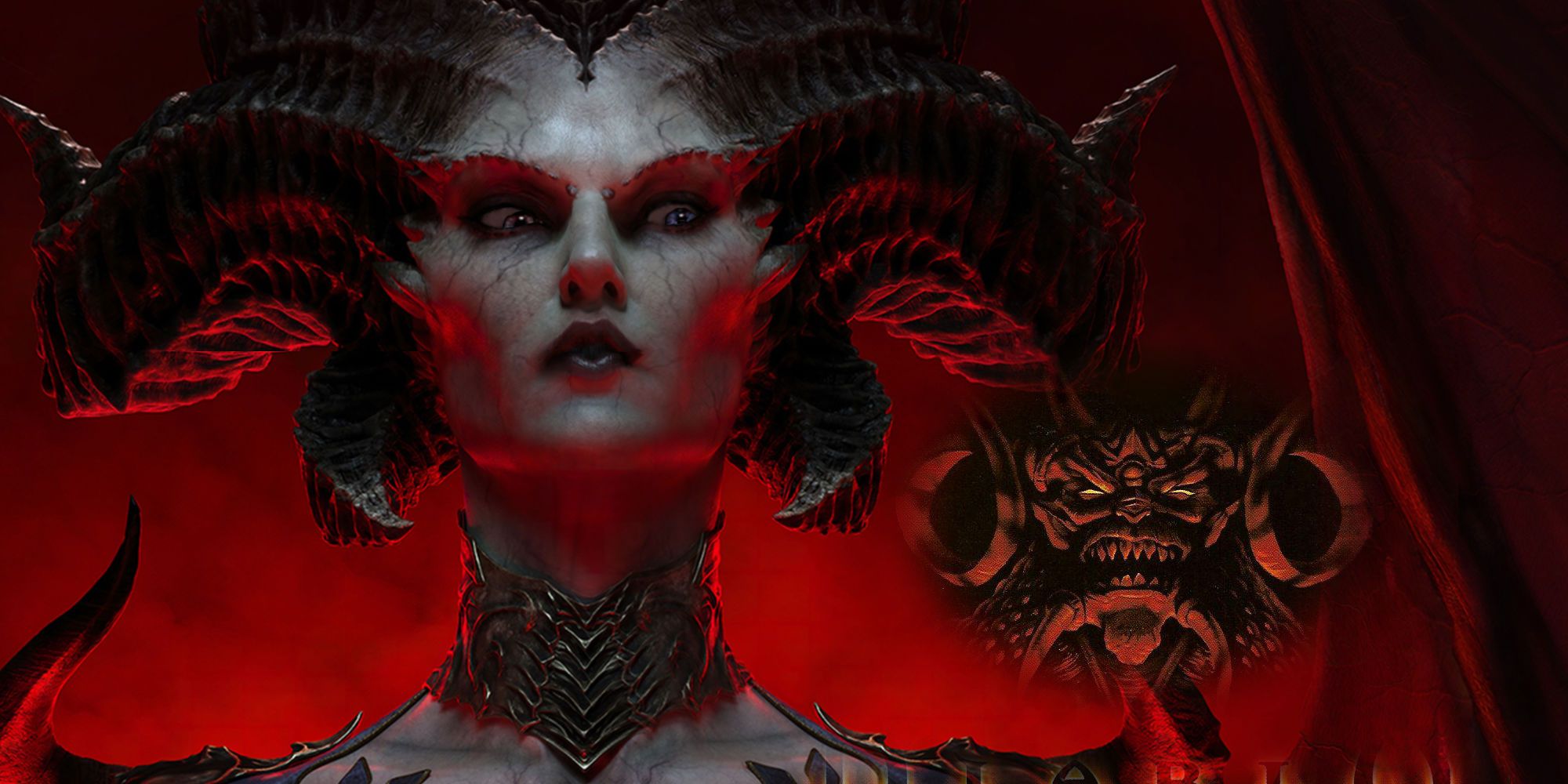 Header image depicting Lilith looking at the original box cover artwork