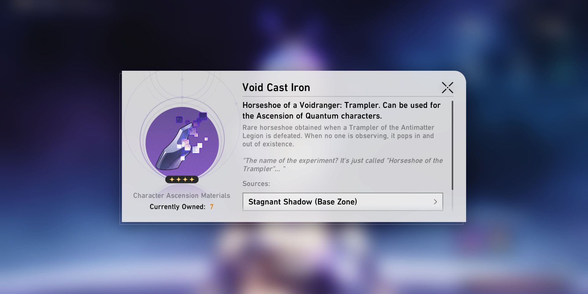 Honkai Star Rail: Silver Wolf Ascension Materials