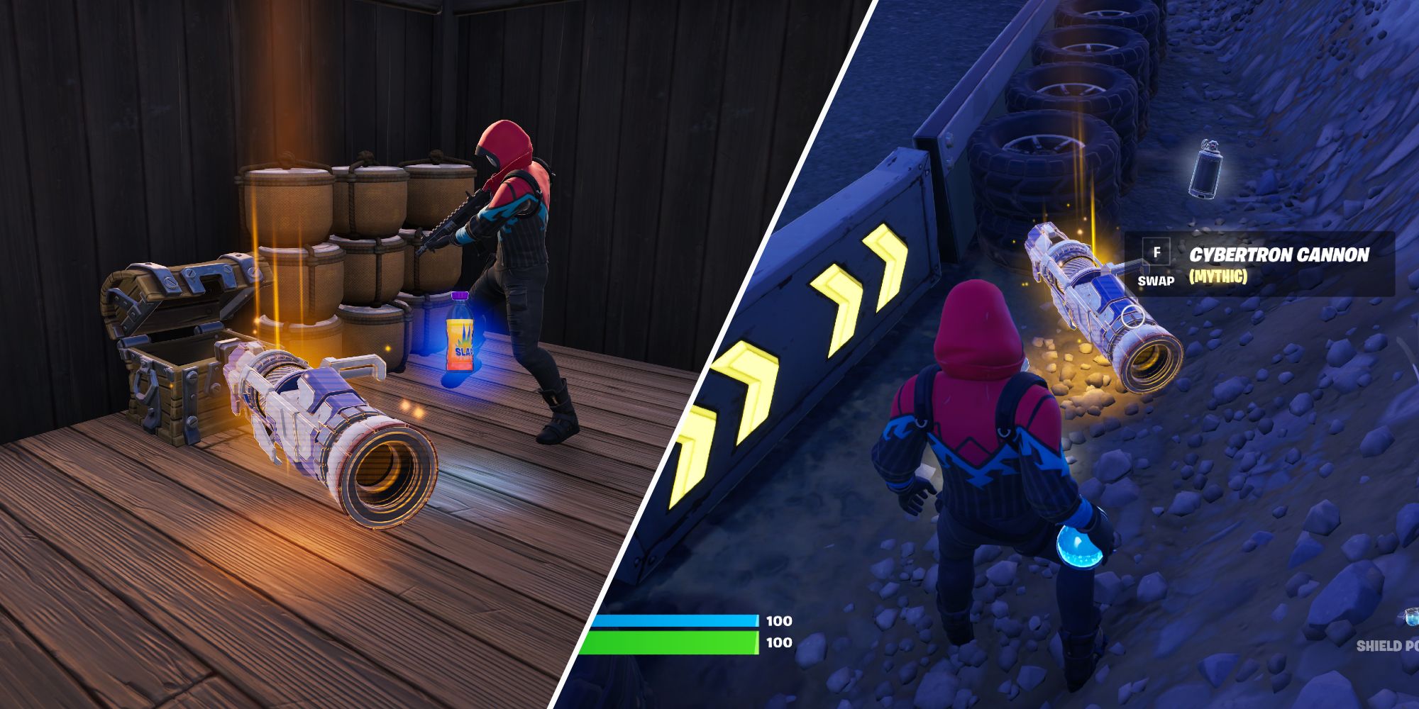 how to get the Cybertron Cannon in Fortnite Chapter 4 Season 3
