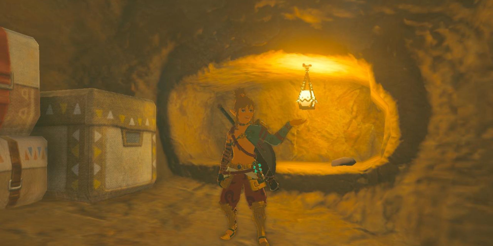 Link at Gerudo Jail 